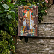 2xPortrait of St. Gobnait, Patron of Bees, 