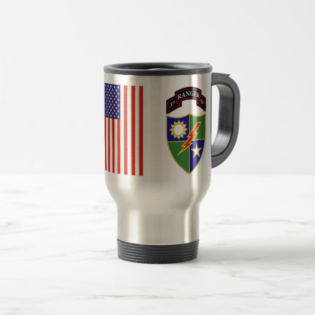 3º Batalhão - 75ª Caneca de viagem do Regimento Ra (Frente Esquerda)