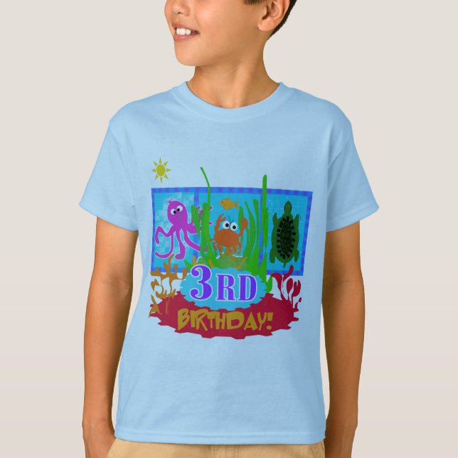 3º Camisetas de aniversário de empreendimento subm (Frente)