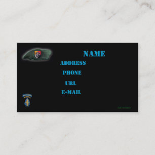 3º cartão de visita de sfg do grupo de forças espe