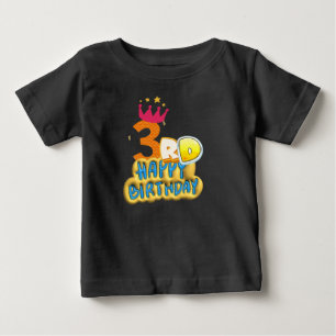 3º Parabéns, T-Shirt