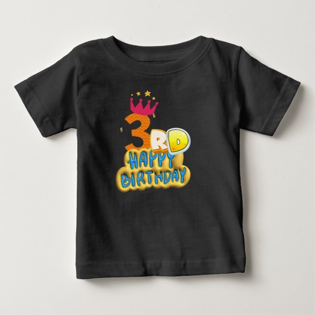 3º Parabéns, T-Shirt (Frente)