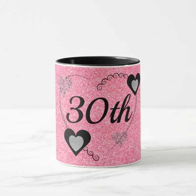 30 de caneca de aniversário especial na moda (Centro)