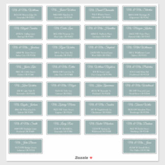 30 Etiquetas de Endereço de Convidados de Casament