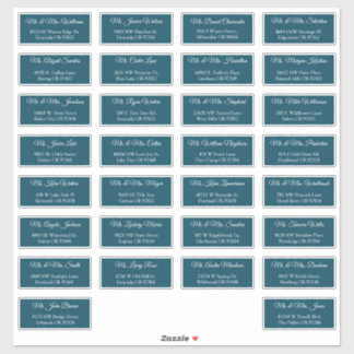 30 Etiquetas de Endereço de Convidados de Casament