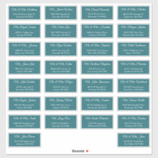 30 Etiquetas de Endereço de Convidados de Casament