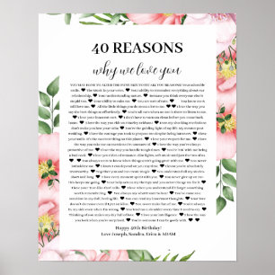 30 Razão pela qual adoramos Poster