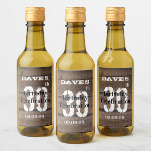 30 Rústica De Madeira Qualquer Festa de aniversári