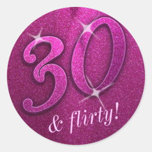 30 Sparkly e etiquetas Flirty da festa de