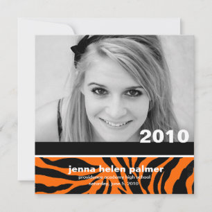 311-Anúncio de graduação Convite para Tigre