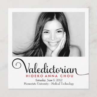 311 Anúncio de Graduação Valedictoriana