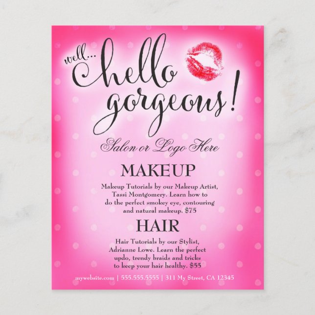 311 Bom Alô Belo Panfleto Da Bela Bela Bela Bela B (Frente)