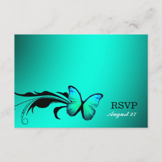 311 Borboleta Lustrous Turquoise Blue RSVP