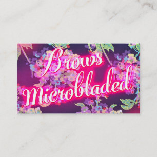 311 Brows Microbladed Speak Cartão de visita mais