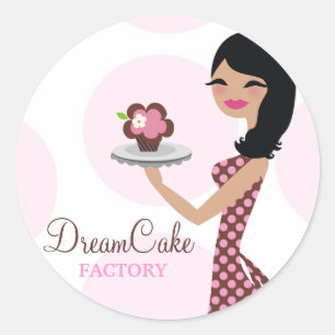 311 Carlie a etiqueta de Cutie do cupcake