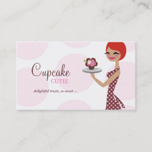 311 Cherrie o cartão de visita de Cutie do cupcak