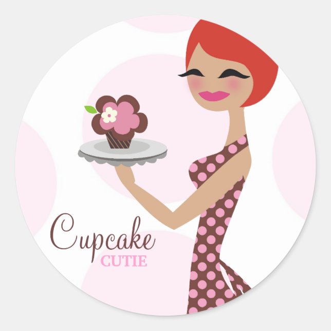 311-Cherrie, o Cupcake do adesivo utilitário (Frente)