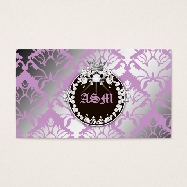 311-Damasco Shimmer Queen Purple - Medalhão Brown (Frente)