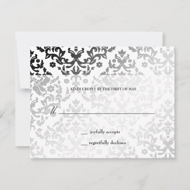 311-Dazzling Damask Polar Bear RSVP (Frente)