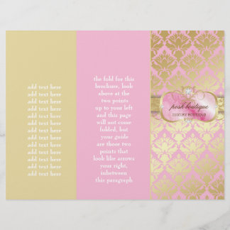 311 Dourado Damasco cor-de-rosa