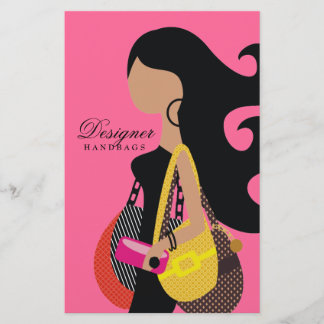 311-Fashionista Folheto | Rosa