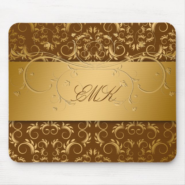 311-Golden diVine o mousepad castanho chocolate (Frente)