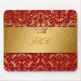 311-Golden diVine o mousepad do vermelho de cereja