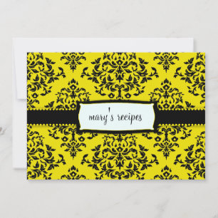 311-Iching no bolo - Bee Recipe Card (Placa de rec