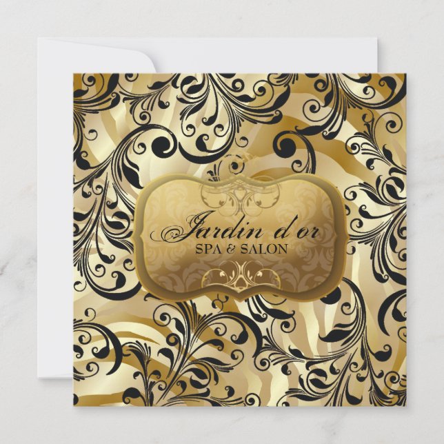 311-Jardin d'or com Certificado de Presente Zebra (Frente)