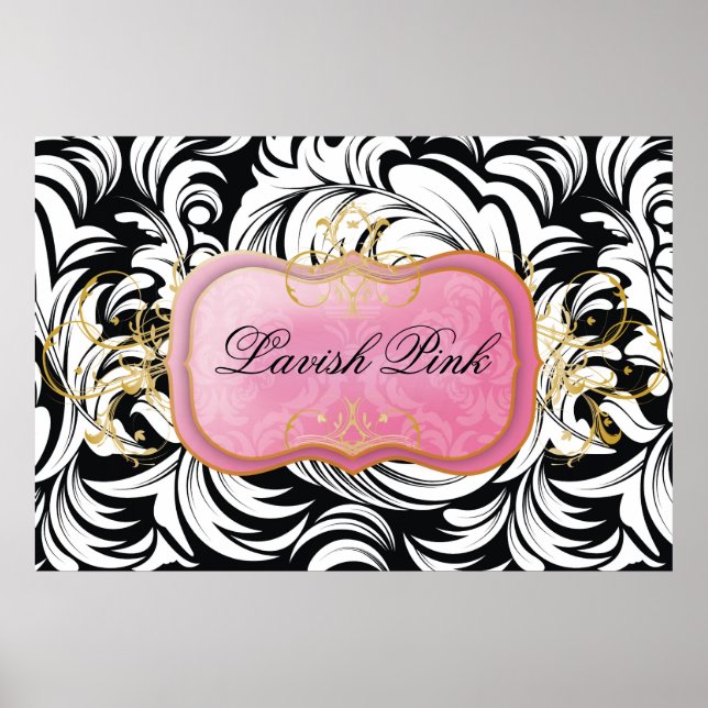 311-Lavish Pink Plate Poster (Frente)
