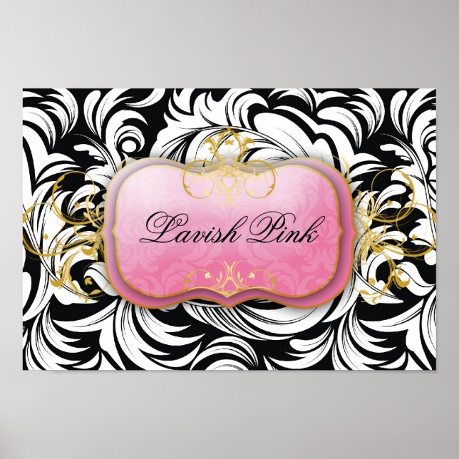 311-Lavish Pink Plate Poster (Frente)