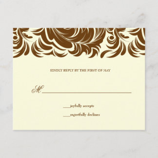 311-Lavishly Lainey Cream & Brown RSVP