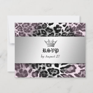 311-Leopard-Tique Queen of Hearts Sweet 16 RSVP