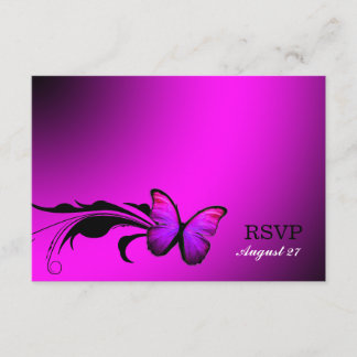 311 Lustrous Butterfly RSVP Púrpura Rosa