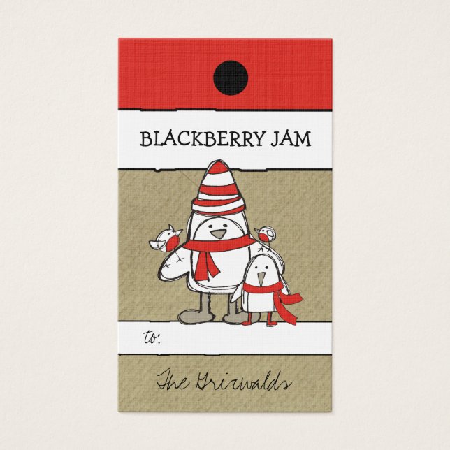 311-Penguin Family Hang Tag (Frente)