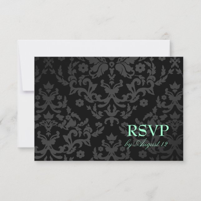 311 Placa pequena RSVP Turquesa Turquesa Damzling (Frente)