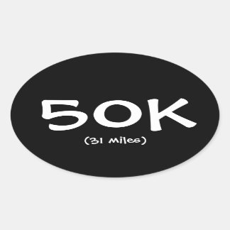 (31 milhas) etiqueta 50K