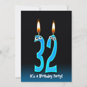 32º Convite para Festa de aniversário