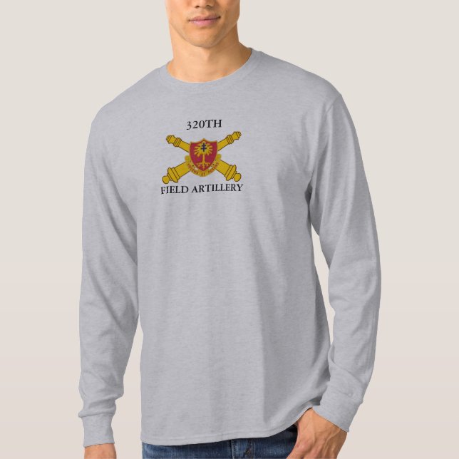 320TH T-SHIRT da ARTILHARIA DE EXÉRCITO DE (Frente)