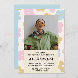 35.º aniversário convite para flores de bacalheira