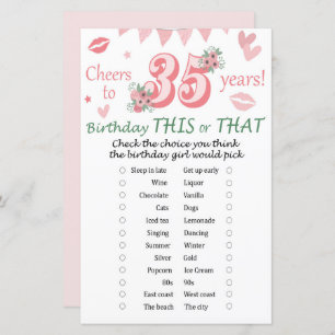 35. º aniversário Este ou Aquele Jogo