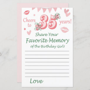 35. º aniversário Memória Favorita da Coroa de Ani