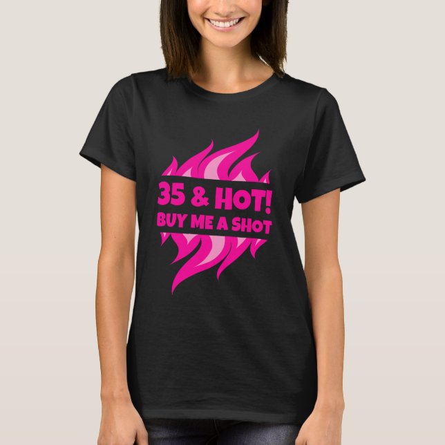 35 e Comprar quente Uma camisa de aniversário quen (Frente)