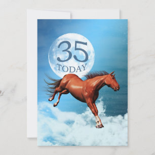 35.o aniversário convite de festas espiritual