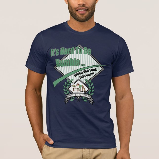 35o Camisa dos presentes de aniversário T (Frente)
