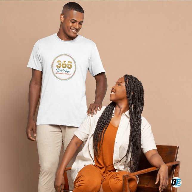 365 New Chances Motivational New Year T-Shirt (New Year Tshirt )