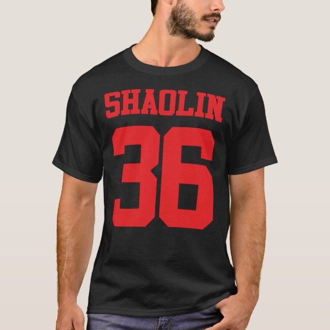36 Câmaras de T-Shirt    Clássico Shaolin (Frente)