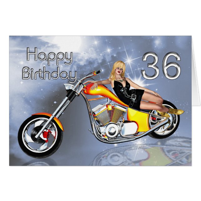 36 Cartão de aniversário (Frente Horizontal)