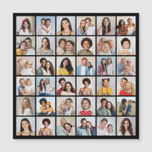 36 Cartão Magnético de Colagem de Fotos