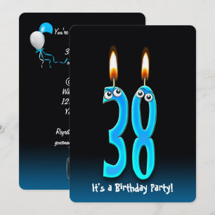 38º Convite para Festa de aniversário